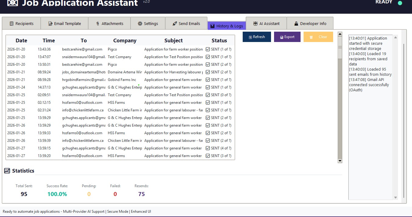 Job App screenshot 1
